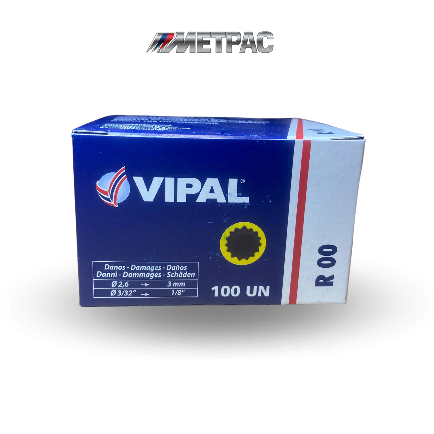 PARCHE VIPAL R-00 (CAJA C/ 100 PZAS)