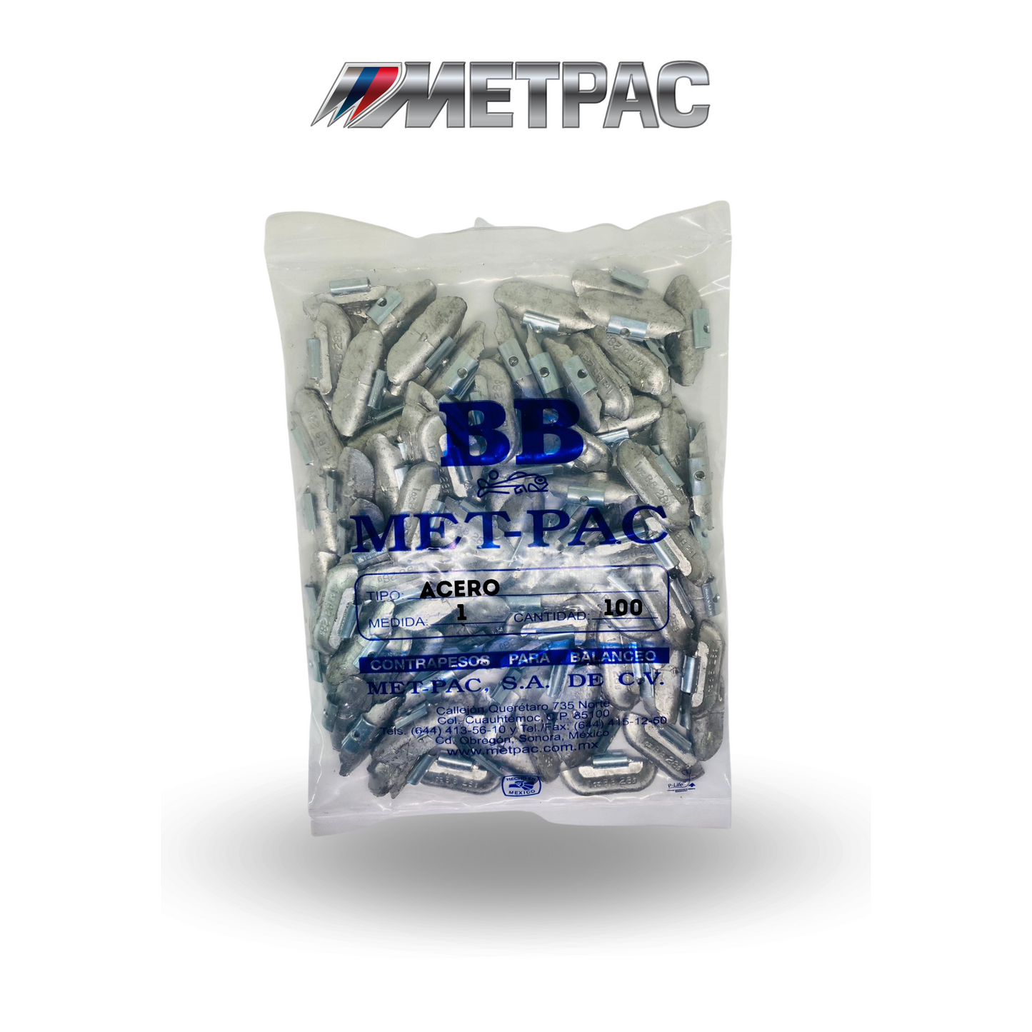 CONTRAPESO RIN ACERO 1 OZ.