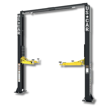 Rampa 2 postes con travesaño us-10ac gris 10,000 lbs