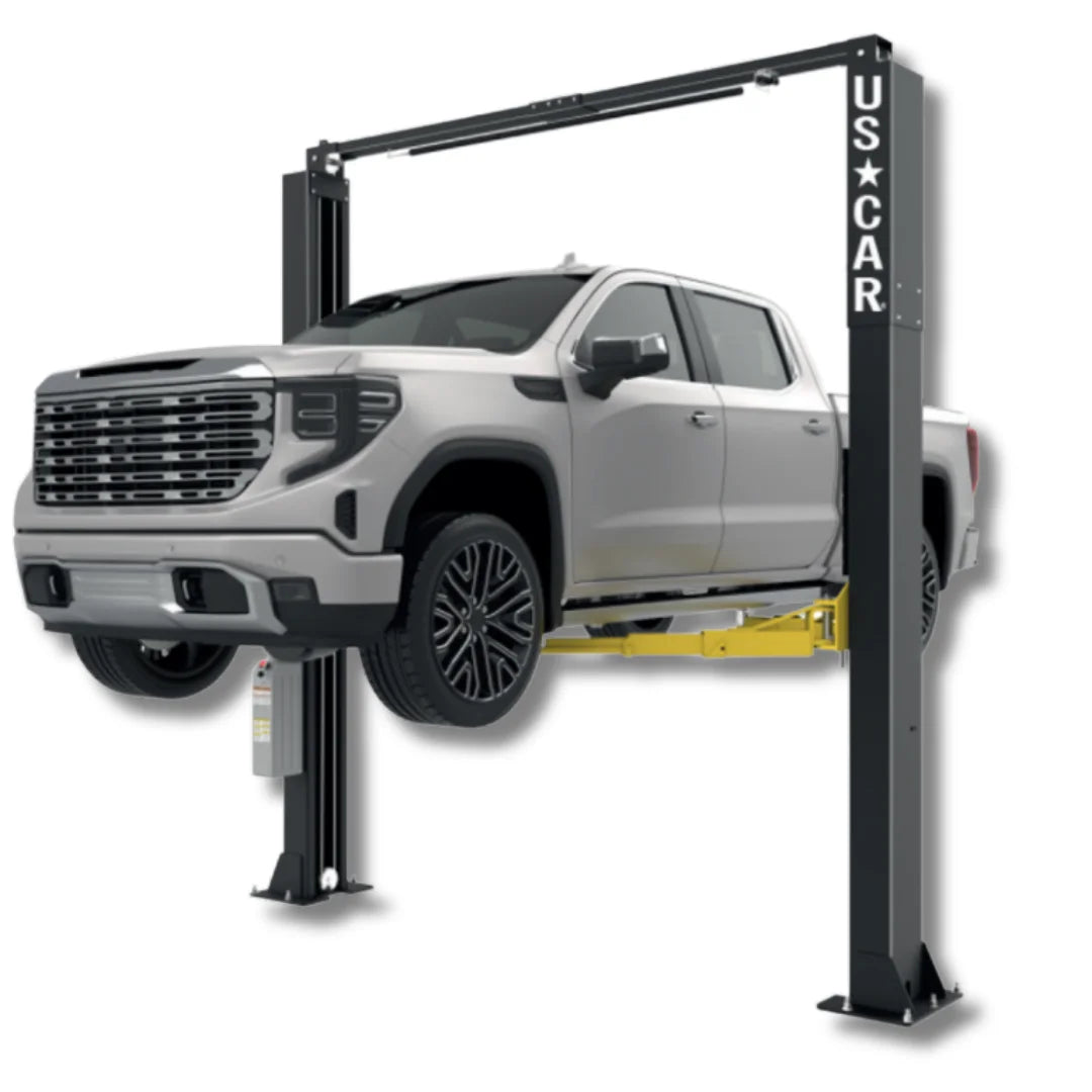 Rampa 2 postes con travesaño us-10ac gris 10,000 lbs