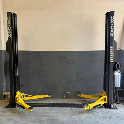 Rampa 2 postes cielo abierto 10,000 lbs color gris 220v us car (us-10)